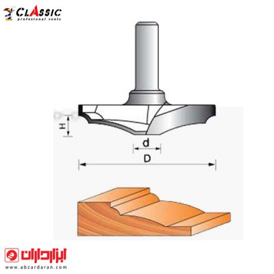 تیغ تونیک کلاسیک دوپله CNC قطر 63.50x9.70  کلاسیک