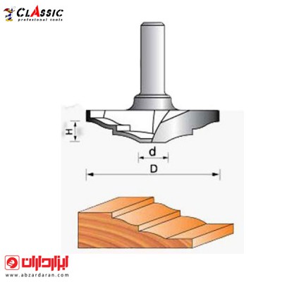 تیغ تونیک کلاسیک CNC قطر 61.90x9 کلاسیک